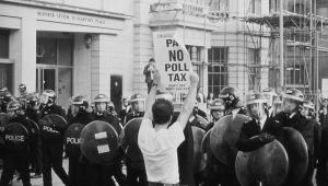 Poll tax protest