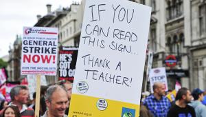teacher protest