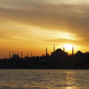 Mosque at sunset