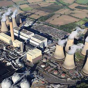 Drax power plant, Selby, North Yorkshire. Credit: Drax