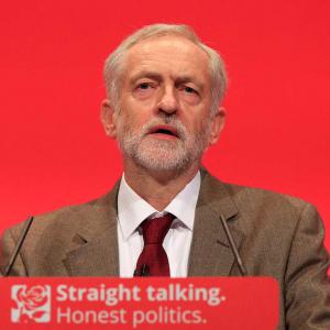 Jeremy Corbyn at 2015 Labour conf