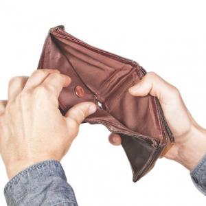 Empty wallet - image: Shutterstock