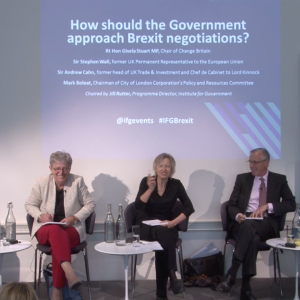 IFG Brexit panel discussion 