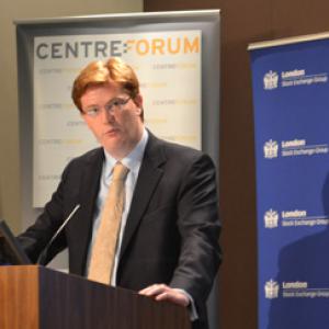 Danny Alexander outlines the government's plan for infrastructure investment. Photo: Centreforum