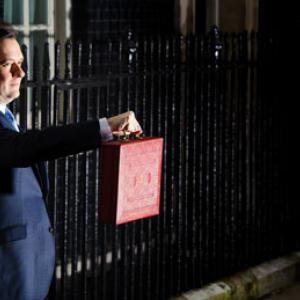George Osbrone presents Budget box