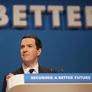 George Osborne at Conservative conference 2014
