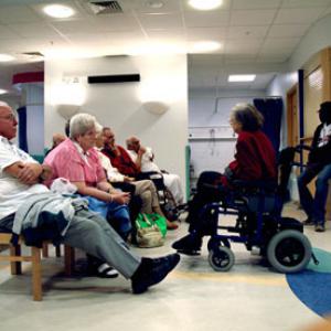 Hospital waiting room Photo: Alamy