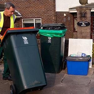 Local dustbin man