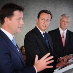 Cameron, Clegg and Lansley announce NHS reforms