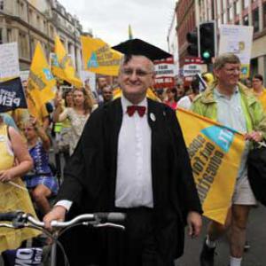 Marching orders: the UK's three biggest unions, Unison, Unite and the GMB, are balloting for strike action on November 30.