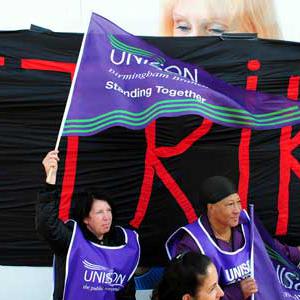 Unison protest