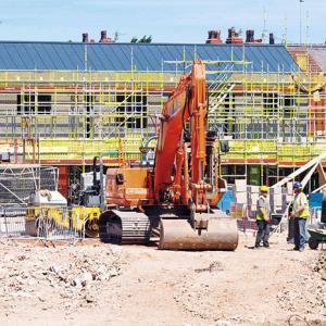 Construction of New Houses Alamy