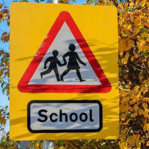 School sign