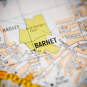 Barnet map Shutterstock 379120864