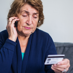 Older woman banking ISTOCK