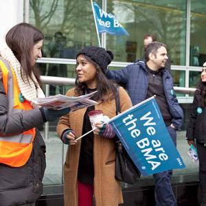 Junior doctors protest