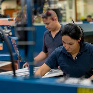 factory workers 