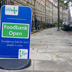 food bank, Edinburgh