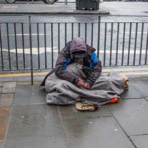 Homeless man