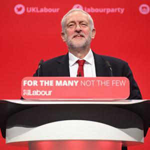 Jeremy Corbyn - Labour conference Sept 2017. One use only 