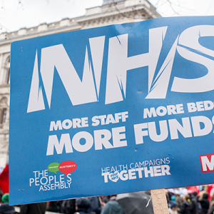 NHS + health spending 
