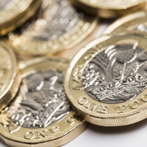 New One Pound British Sterling Coin shutterstock - 632790128