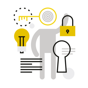 modern vector icon key person company. credit_shutterstock_520070269