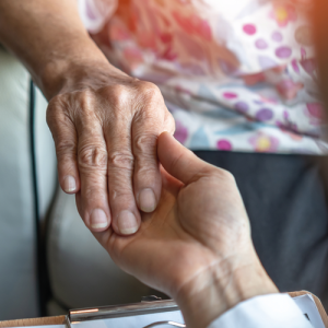 Parkinson disease patient, Alzheimer elderly senior.credit_shutterstock_2387538769