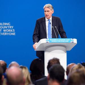 Philip Hammond at 2017 Conservative conference 