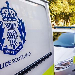 Police Scotland van