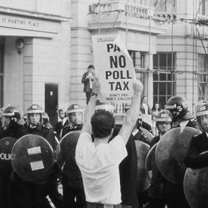 Poll tax protest