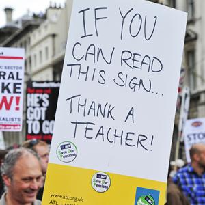 teacher protest