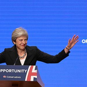Theresa May at 2018 Conservative conference