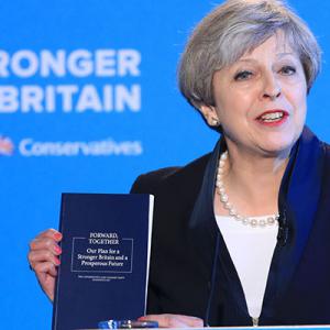 Theresa May launches 2017 general election manifesto 