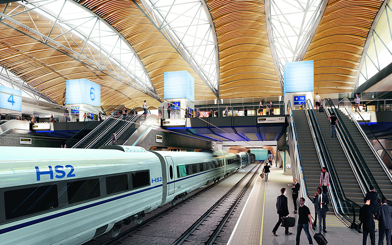 HS2 Euston 700 wide Photo: HS2 Plans to build 11 new platforms at Euston station as part of the High Speed 2 scheme have been set out by the project developers as part of a regeneration of the site.