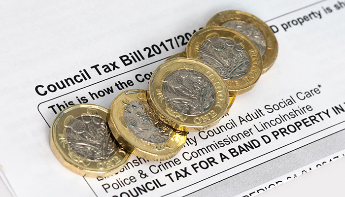 Council tax SHUTTERSTOCK Council tax