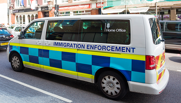 Immigration van ISTOCK