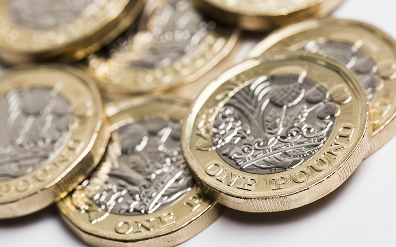 Pound coins Shutterstock 632790128