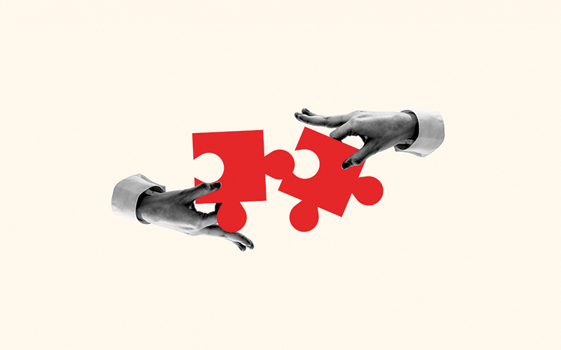 connecting puzzles concept. credit_istock-2140020437