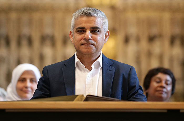 Sadiq Khan has been elected mayor of London, winning 56.8% of votes in the capital once second preferences were taken into account.